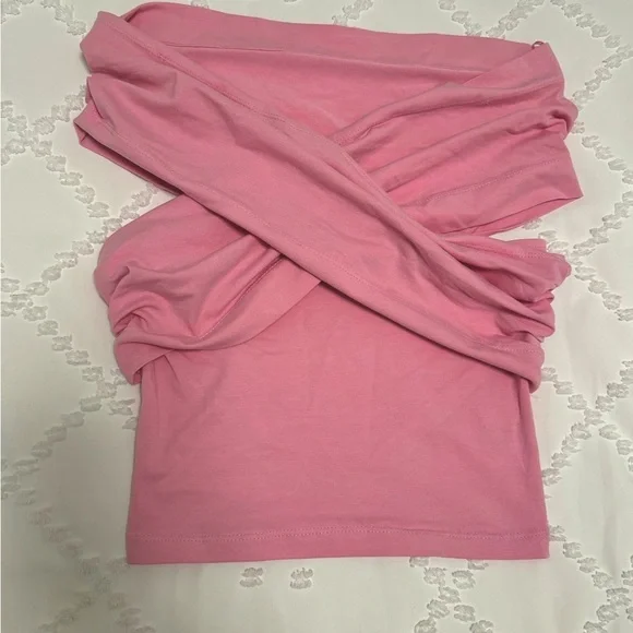 Zara Crossover off the shoulder top - Picture 1 of 6